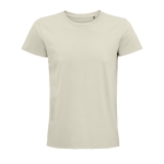 Biologisch katoenen getailleerd unisex T-shirt SOL'S Pioneer 175 g/m2 kleur naturel tweede weergave