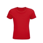 Kinder t-shirt van 100% biologisch katoen 175 g/m2 SOL'S Pioneer kleur rood vijfde weergave