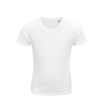 Kinder t-shirt van 100% biologisch katoen 175 g/m2 SOL'S Pioneer kleur wit negende weergave