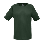 Ademend polyster t-shirt 140 g/m2 SOL'S Sportive kleur groene fles achtste weergave