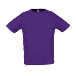 Ademend polyster t-shirt 140 g/m2 SOL'S Sportive kleur paars tweede weergave