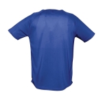 Ademend polyster t-shirt 140 g/m2 SOL'S Sportive kleur koningsblauw achter aanzicht