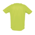 Ademend polyster t-shirt 140 g/m2 SOL'S Sportive kleur lichtgroen achter aanzicht