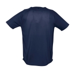 Ademend polyster t-shirt 140 g/m2 SOL'S Sportive kleur marineblauw achter aanzicht