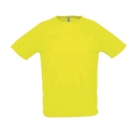 Ademend polyster t-shirt 140 g/m2 SOL'S Sportive kleur neon geel zesde weergave