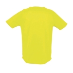 Ademend polyster t-shirt 140 g/m2 SOL'S Sportive kleur neon geel achter aanzicht