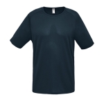 Ademend polyster t-shirt 140 g/m2 SOL'S Sportive kleur petrol blauw derde weergave