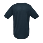 Ademend polyster t-shirt 140 g/m2 SOL'S Sportive kleur petrol blauw achter aanzicht