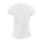 Sport t-shirts voor dames van 140 g/m2 polyester SOL'S Sporty kleur wit achter aanzicht