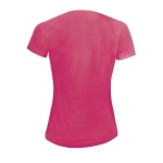 Sport t-shirts voor dames van 140 g/m2 polyester SOL'S Sporty achter aanzicht