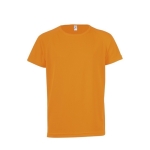 Polyester sport T-shirt voor jongens SOL'S Sportive 140 g/m2 kleur neon oranje