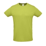 Polyester gezeefdrukte sport t-shirt met logo SOL'S Sprint 130 g/m2 kleur lichtgroen achtste weergave