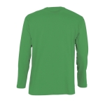 Katoenen T-shirts met logo en lange mouwen SOL'S Monarch 150 g/m2 kleur groen achter aanzicht