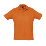 Polo bedrukken van 100% biologisch katoen 170 g/m2 SOL'S Planet Men kleur oranje