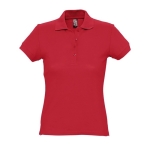 Slim fit damespoloshirt 100% katoen 170 g/m2 SOL'S Passion kleur rood vijfde weergave