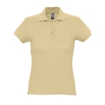 Slim fit damespoloshirt 100% katoen 170 g/m2 SOL'S Passion kleur lichtbruin tweede weergave