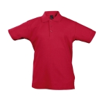 Kinderpolo personaliseren 100% katoen 170 g/m2 SOL'S Summer II kleur rood vijfde weergave