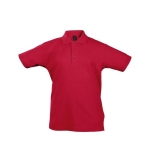 Kinderpolo personaliseren 100% katoen 170 g/m2 SOL'S Summer II kleur rood vijfde weergave