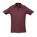 Hoge kwaliteit polo's laten bedrukken 210 g/m2 katoen SOL'S Spring kleur bordeaux achtste weergave