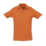 Hoge kwaliteit polo's laten bedrukken 210 g/m2 katoen SOL'S Spring kleur oranje