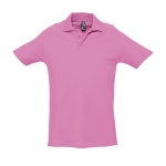 Hoge kwaliteit polo's laten bedrukken 210 g/m2 katoen SOL'S Spring kleur roze