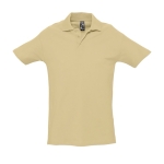 Hoge kwaliteit polo's laten bedrukken 210 g/m2 katoen SOL'S Spring kleur beige tweede weergave