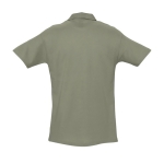 Hoge kwaliteit polo's laten bedrukken 210 g/m2 katoen SOL'S Spring kleur khaki achter aanzicht