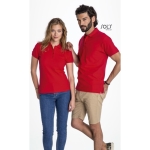 Hoogwaardig dames polo met logo van 100% katoen 210 g/m2 SOL'S People