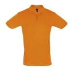 100% katoenen bedrijfspolo met twee knopen 180 g/m2 SOL'S Perfect kleur oranje