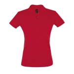 Zeefdruk polo's voor dames van 180 g/m2 katoen SOL'S Perfect Women kleur rood vijfde weergave