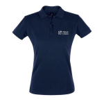 Zeefdruk polo's voor dames van 180 g/m2 katoen SOL'S Perfect Women weergave met bedrukking