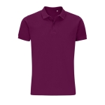 Eco poloshirt van 100% biologisch katoen 170 g/m2 SOL'S Planet kleur bordeaux tweede weergave