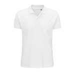 Eco poloshirt van 100% biologisch katoen 170 g/m2 SOL'S Planet kleur wit negende weergave