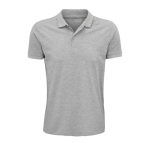 Eco poloshirt van 100% biologisch katoen 170 g/m2 SOL'S Planet kleur grijs