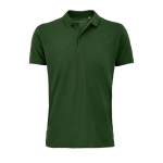 Eco poloshirt van 100% biologisch katoen 170 g/m2 SOL'S Planet kleur donkergroen