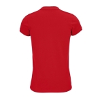 Katoenen dames poloshirt met zeefdruk SOL'S Planet 170 g/m2 kleur rood achter aanzicht