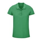 Katoenen dames poloshirt met zeefdruk SOL'S Planet 170 g/m2 kleur groen