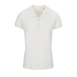 Katoenen dames poloshirt met zeefdruk SOL'S Planet 170 g/m2 kleur gebroken wit