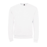 Zacht aanvoelend sweatshirt van polyester en katoen SOL'S Spider 260 g/m2 kleur wit negende weergave