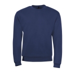 Zacht aanvoelend sweatshirt van polyester en katoen SOL'S Spider 260 g/m2 kleur marineblauw