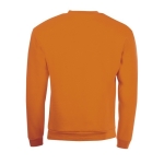 Zacht aanvoelend sweatshirt van polyester en katoen SOL'S Spider 260 g/m2 achter aanzicht