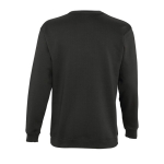 Sweatshirt met zeefdruk van 280 g/m2 katoen en polyester SOL'S New Supreme achter aanzicht