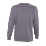 Sweatshirt met zeefdruk van 280 g/m2 katoen en polyester SOL'S New Supreme achter aanzicht