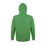 Sweatshirt met capuchon van katoen en polyester 280 g/m2 SOL'S Snake kleur groen achter aanzicht