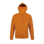 Sweatshirt met capuchon van katoen en polyester 280 g/m2 SOL'S Snake kleur oranje