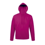 Sweatshirt met capuchon van katoen en polyester 280 g/m2 SOL'S Snake kleur fuchsia