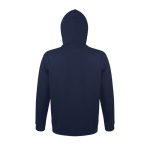 Sweatshirt met capuchon van katoen en polyester 280 g/m2 SOL'S Snake kleur donkerblauw achter aanzicht