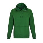 Sweatshirt met capuchon van katoen en polyester 280 g/m2 SOL'S Snake kleur donkergroen