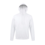 Sweatshirt met capuchon van katoen en polyester 280 g/m2 SOL'S Snake kleur lichtgrijs gemarmerd