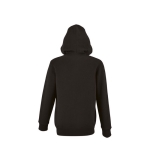 Kinder sweatshirt van katoen en polyester 260 g/m2 SOL'S Stone Kids kleur zwart achter aanzicht